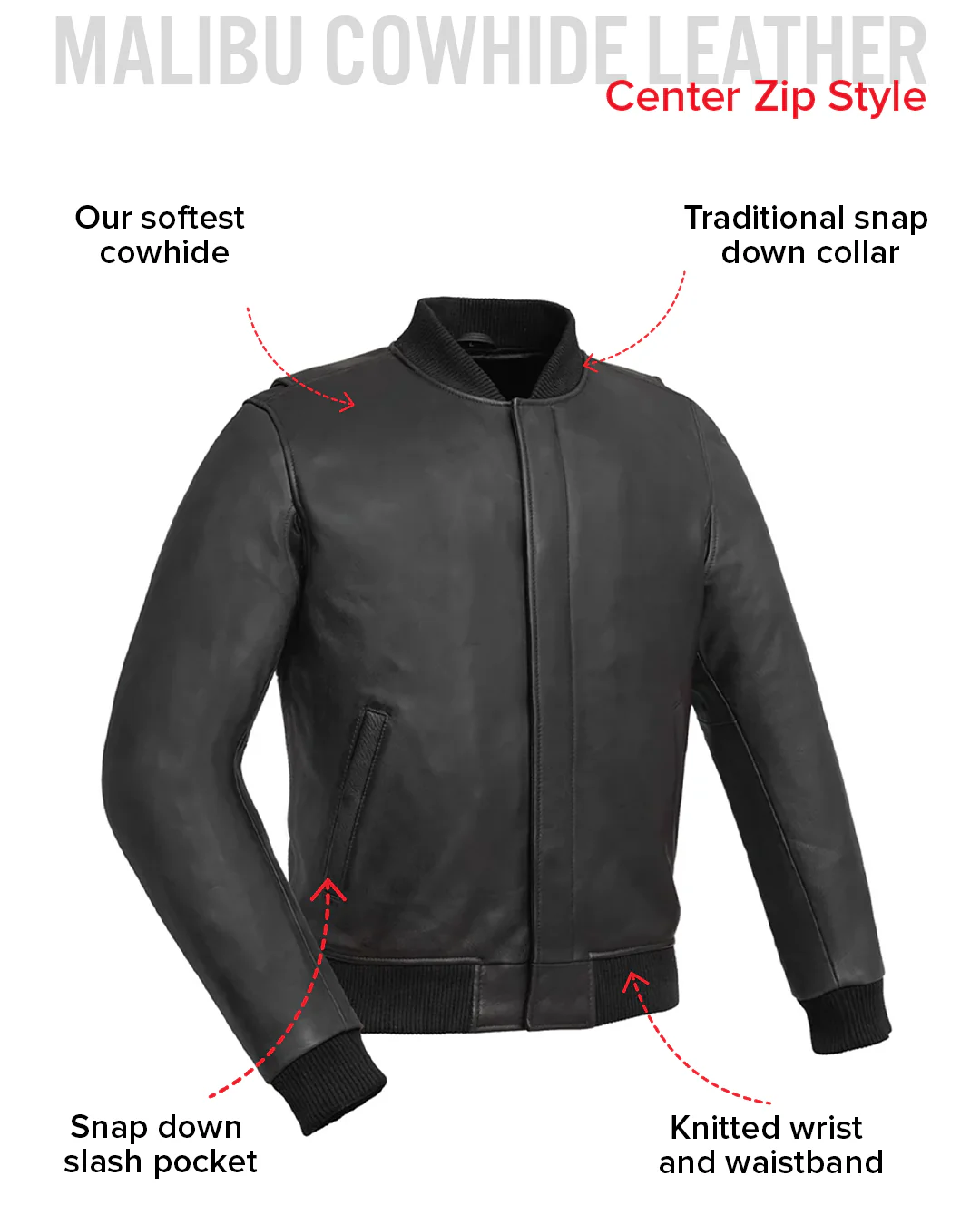 Willie Men's Motorcycle Leather Jacket - Image 17