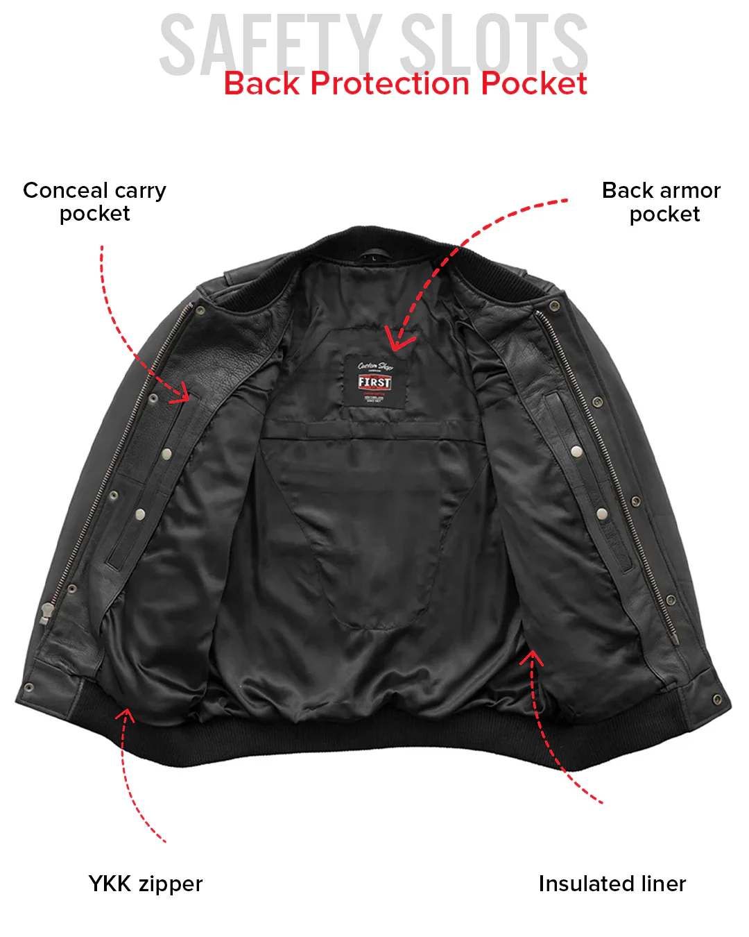 Willie Men's Motorcycle Leather Jacket - Image 18