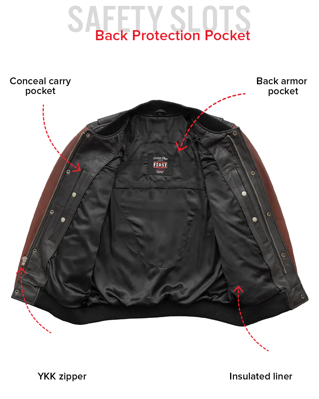 Willie Men's Motorcycle Leather Jacket - Image 24