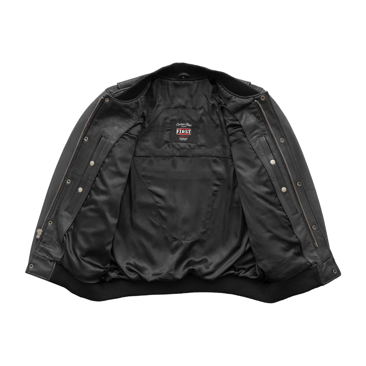 Willie Men's Motorcycle Leather Jacket - Image 5