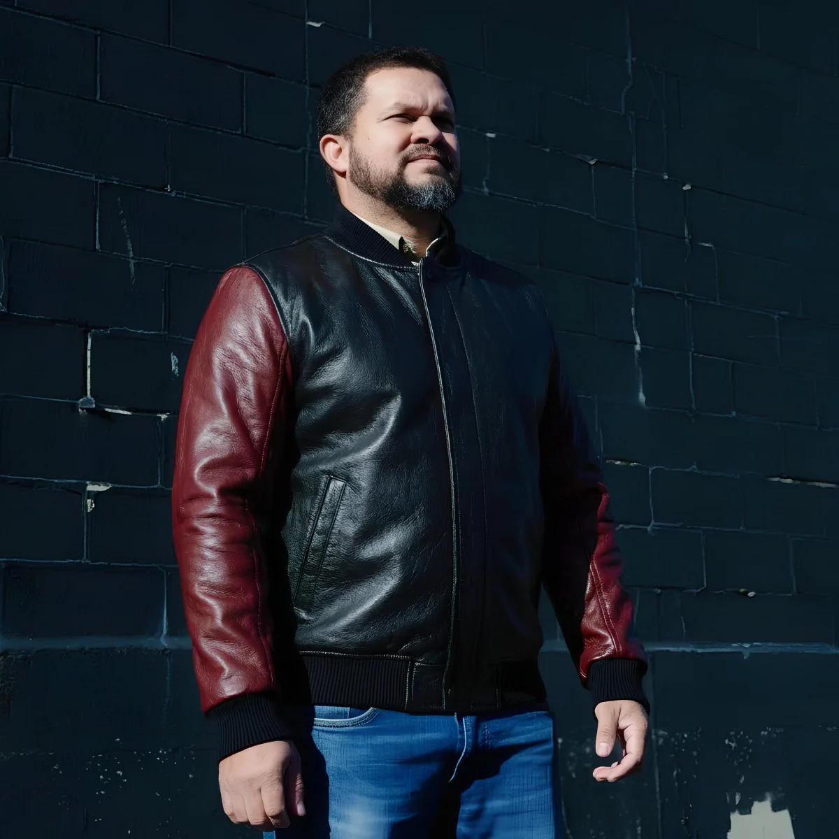 Willie Men's Motorcycle Leather Jacket - Image 6