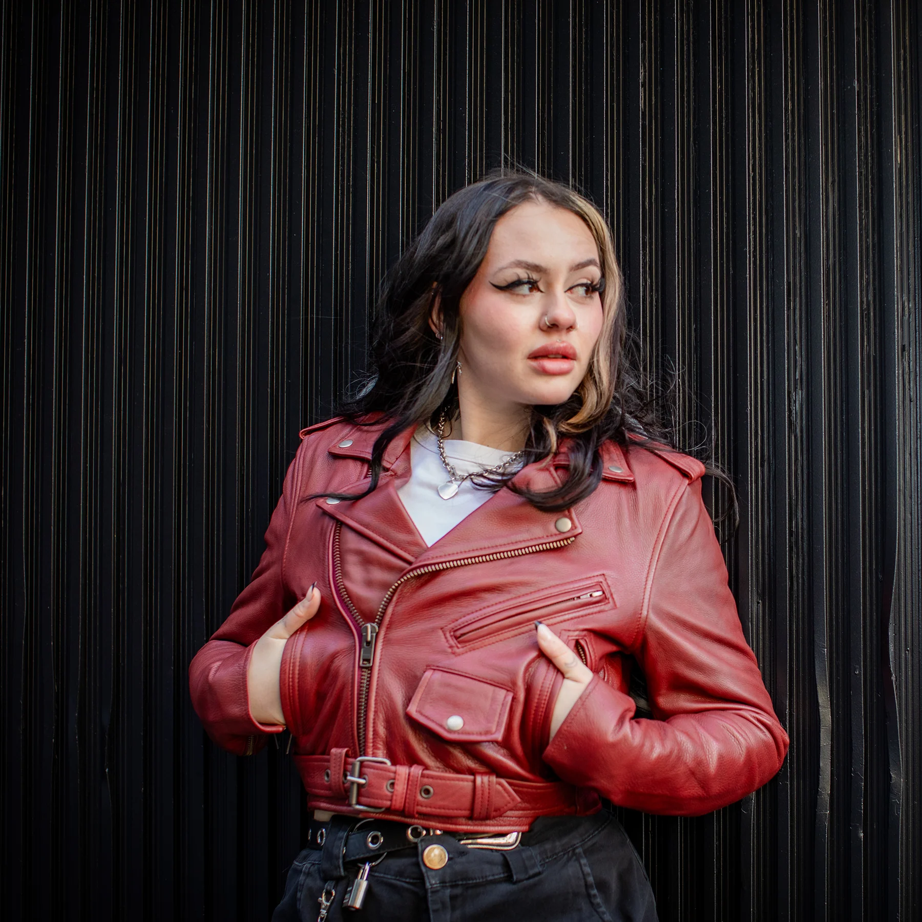 Katy - Women's Leather Jacket - BHBR - Image 8