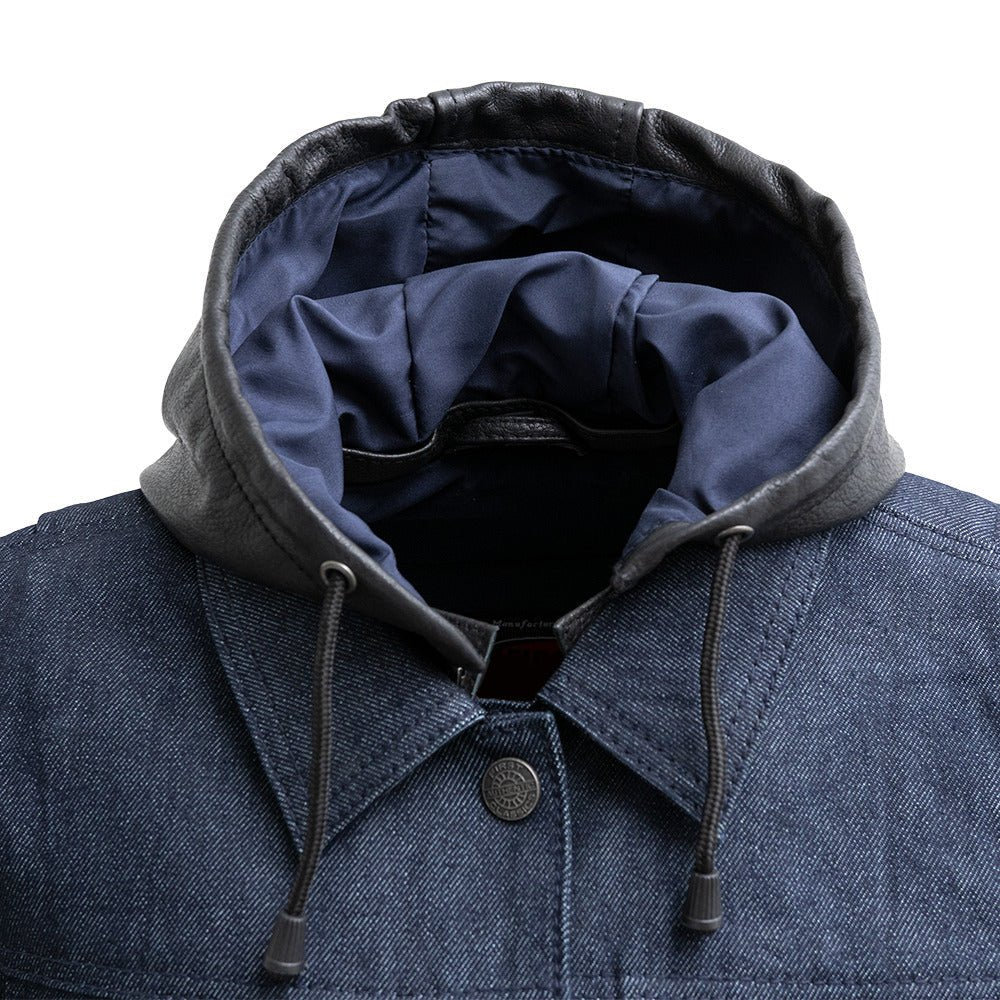 Holli - Motorcycle Denim/Leather Jacket - Image 4